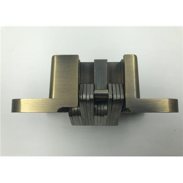 Épaisseur cachée réglable résistante des charnières 40Mm de finition en laiton antique