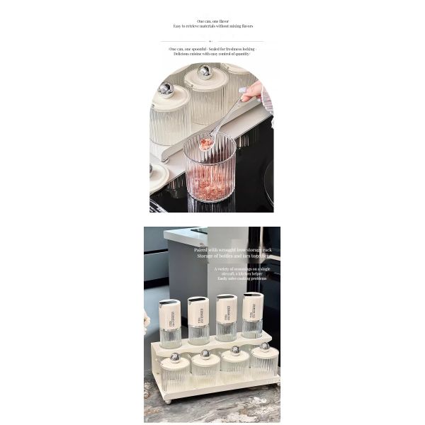 Customized Lid Spice Rack Cabinet Organizer for Space-Saving Kitchen Storage Solutions
