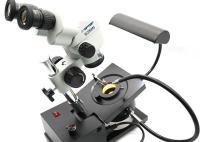 Ampliação 7.0X - microscópio do Gemology 45X com o declive FGM-R1S-15 do grau 0-40
