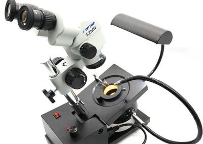 Ampliação 7.0X - microscópio do Gemology 45X com o declive FGM-R1S-15 do grau 0-40