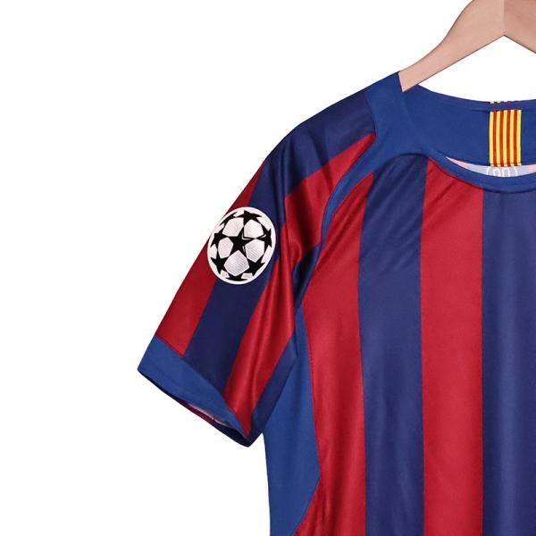 Barcelona 2005-2006 Season No. 10 Home Retro Jersey Supports Group Customization