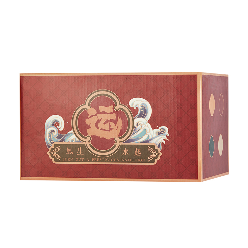 Креативная керамическая кружка в китайском стиле с коробкой для подарков в офисе