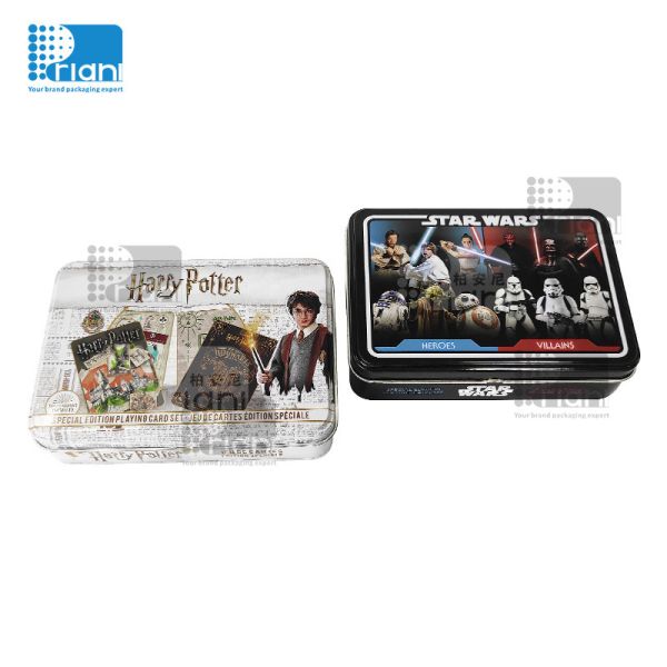 Boîte métallique en fer blanc hermétique