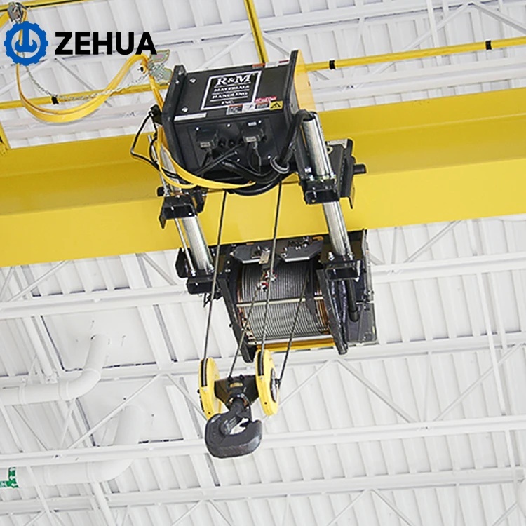 Zehua Single Pipe Mini Crane Half Leg Semi Single Girder Overhead Crane Ldp European Type Model Single Girder Crane