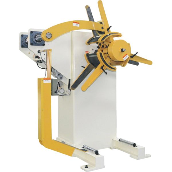 Machine en acier hydraulique manuelle ou pneumatique de Decoiling pour l'alimentation matérielle de bobine