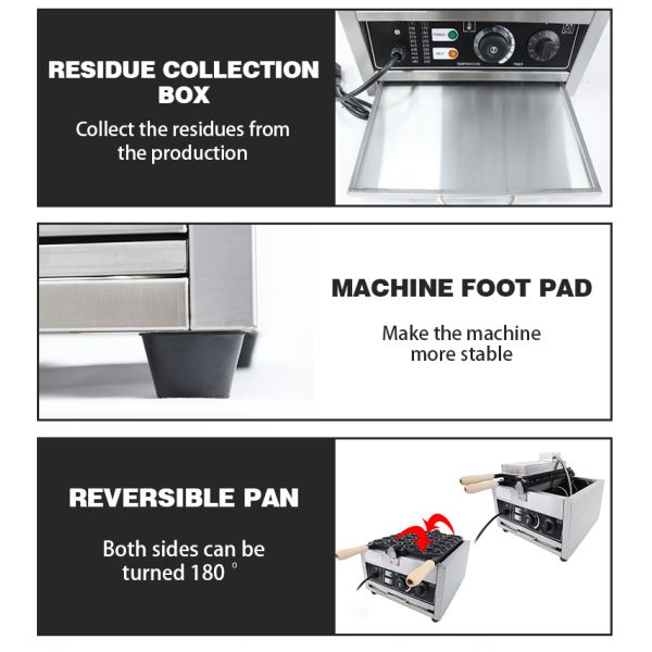 375*495*270мм Яичный хлебопекарь для быстрой и простой потребности в производстве закусок