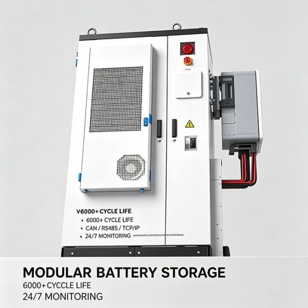 High Energy Density 280Ah LFP Commercial Energy Storage Cabinet Fire Water Injection Port Safety Design
