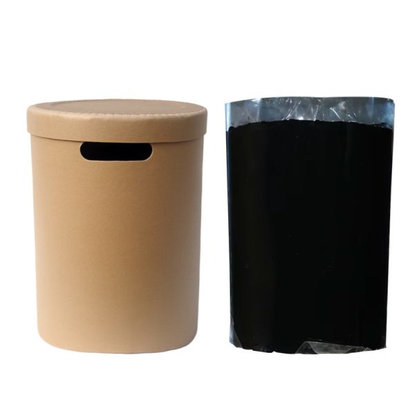 熱耐性蓋付きの25Lスタック可能なPUR繊維ドラム 熱溶性ブチルゴムとPUR粘着剤のための腐食防止パッケージ