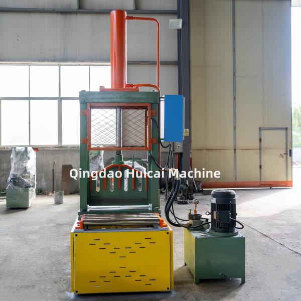 XQL-80 Hydraulic Press Single Blade Rubber Cutter for Benefit Rubber Cutting Machine
