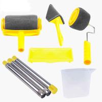 Rouleau de coureur lavable de peinture de DIY pro 5pcs 6pcs pour les murs de peinture