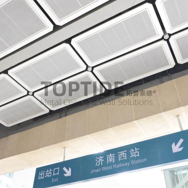 Hot Dipped Galvanzied Steel Grating Ceiling Interior Wire Mesh For Ceiling