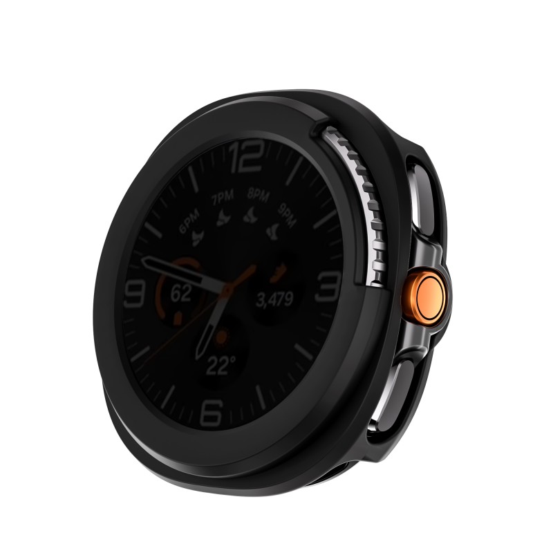 Eraysun Anti-Spy PC Tempered Glass Watch Cases for Samsung Galaxy Watch 8 Classic  Cover Case.