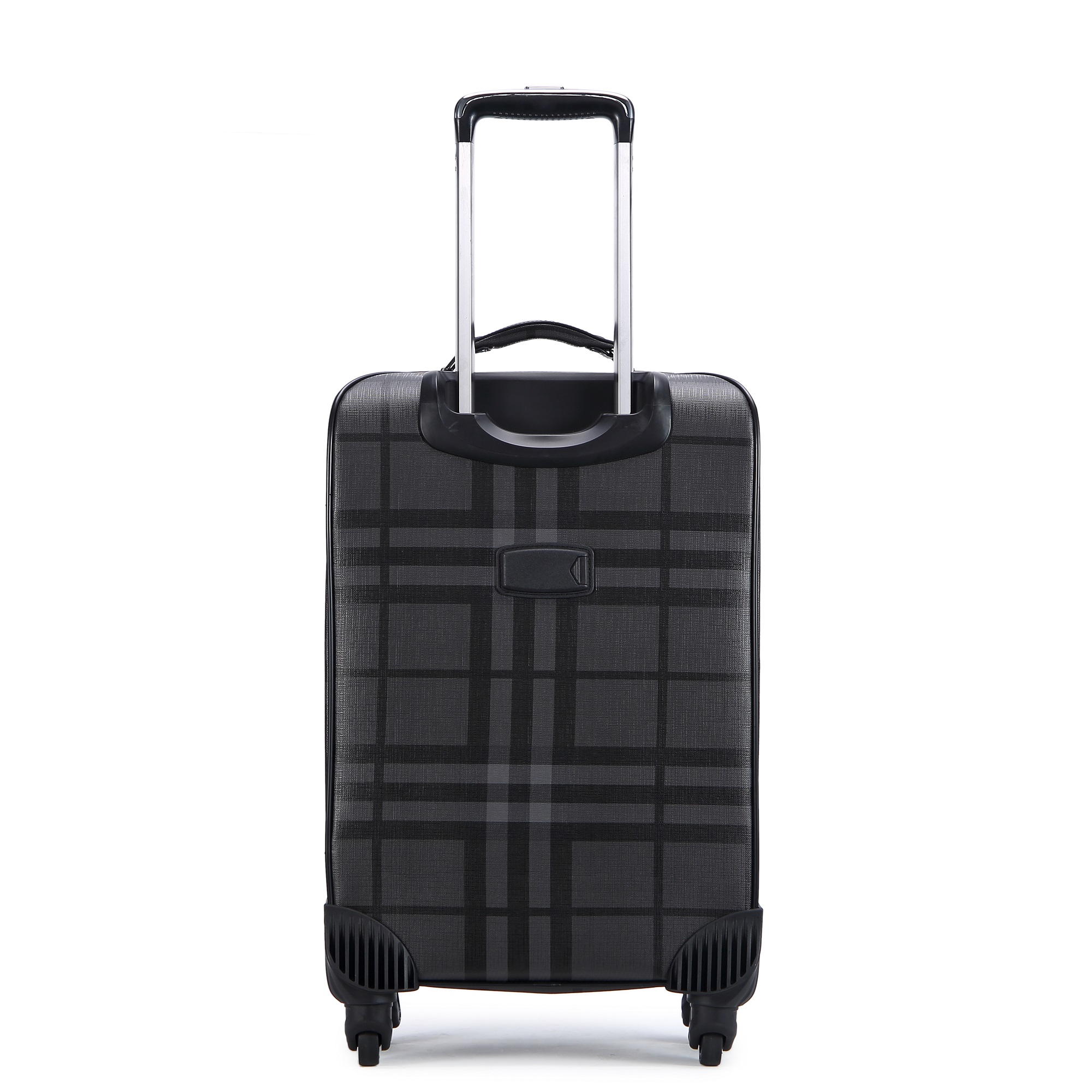 Unisex High Quality Aluminum Rod Trolley Suitcase New Design Leather Luggage with Spinner Caster PU Large Capacity Carry-On Set
