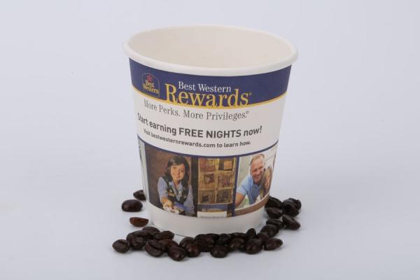 300ml Vending Machine Coffee Cups , Biodegradable Disposable Coffee Cups Skid Resistant