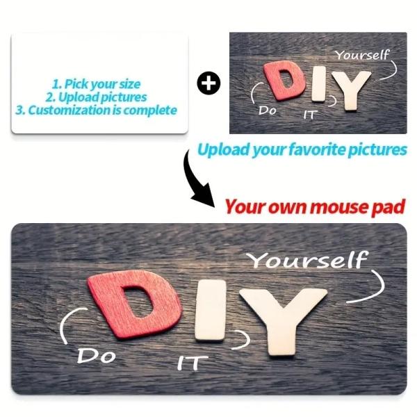 Office Custom Sublimation Logo XL XXL Large Computer Keyboard Anime Deskpads Deskmats
