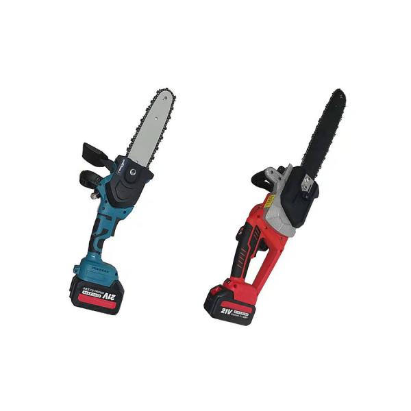 Brushed Motor 4 Inch Cordless Chain Saw Machine 21V 2000mAh