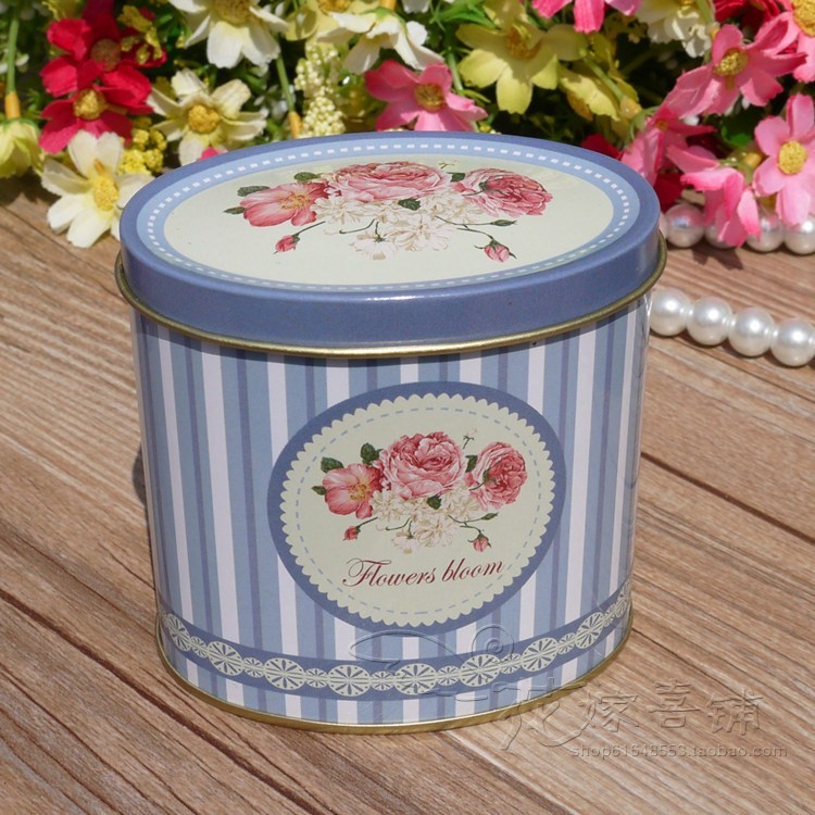 Metal Tinplate Printed Oval Tin Box For Vodka Wine Packaging