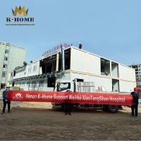 Casa pré-fabricada de alta qualidade do recipiente do bloco liso para o hospital