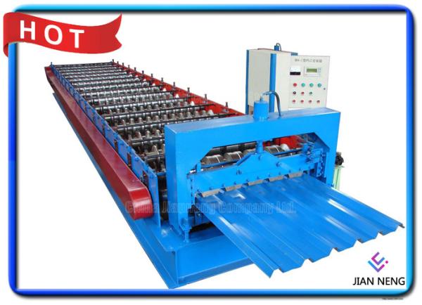 Galvanized Steel Corrugated Standing Seam Metal Roof Machine With Hydraulic Decoiler