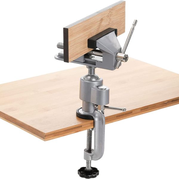 Стойка точильщика алюминиевого сплава с универсальными зажимными тисками