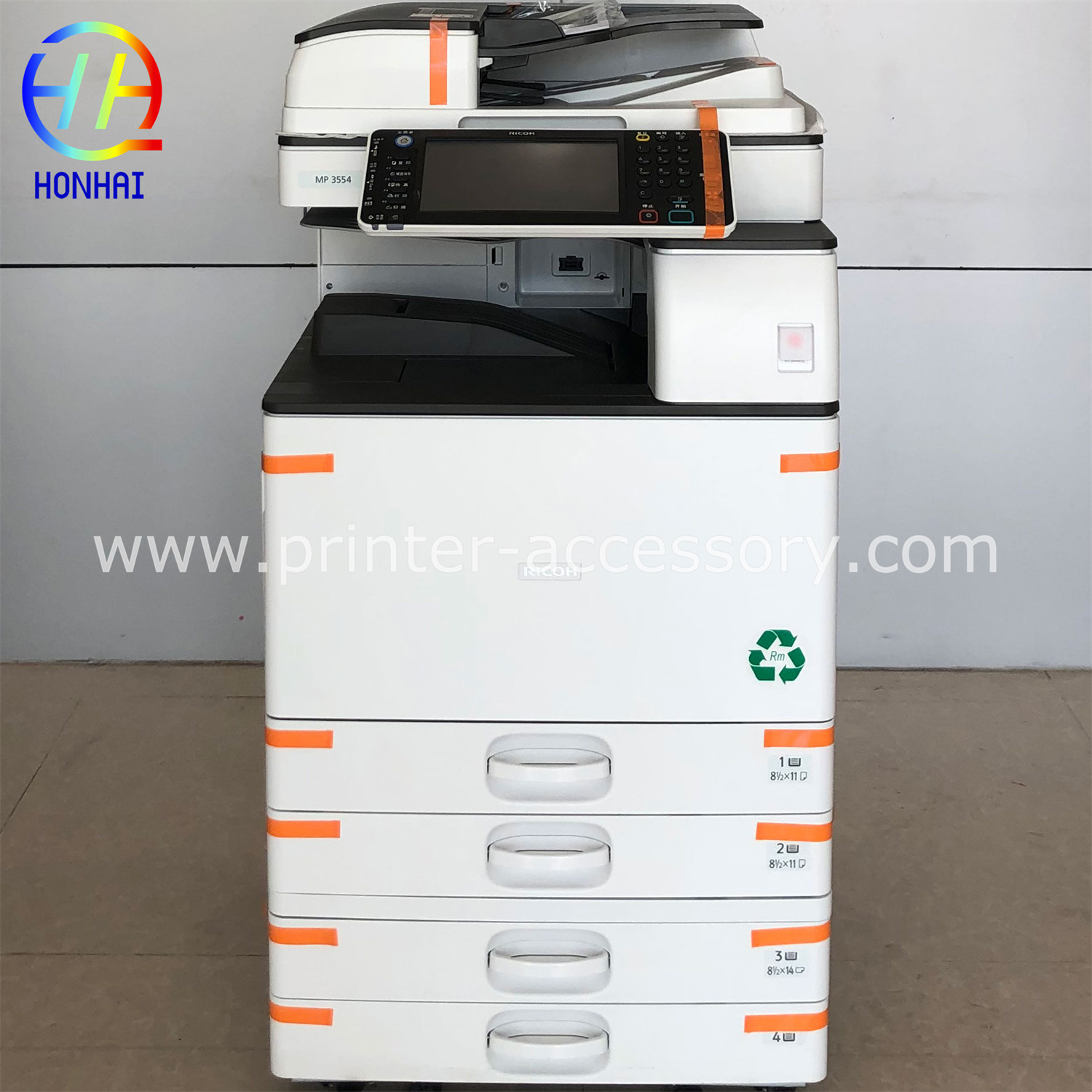 Ricoh MP 2555 3055 3555 Копировщик Япония Оригинальный черно-белый композит