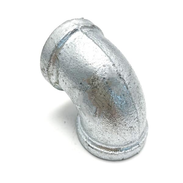 Hot  dip galvanized NPT BSPT plumbing fitting 90 Elbow equal female thread