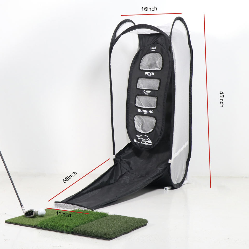 Nylon Material Golf Practice Hitting Net Chipping For Swing Training