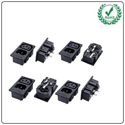 Tomada de alimentação CA Conector IEC fêmea Tomada de alimentação CA
