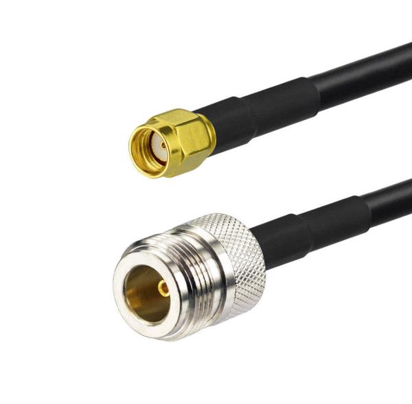 Custom Rf Cable Assemblies N Female To SMA Male RG 58 Cable