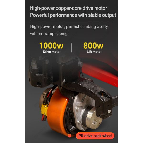 CBD1.5Li-2 CBD2.0Li-2 all new 2nd generation lithium powered electric pallet truck. Pallet truck with electric drive and electric lifting of loads weight 1500 kgs or 2000kgs
