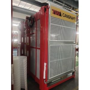 Building site rack and pinion construction hoist, 110kw, 300m lifting height, hot dip galvanized, 300m rack and pinion hoist,