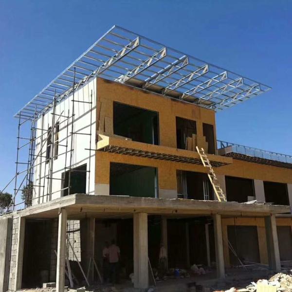 Da casa rápida da construção de aço da luz da casa pré-fabricada da construção do andar de China dois casa barata da casa pré-fabricada
