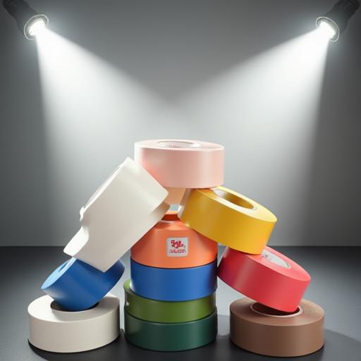 0.13mm Colored Vinyl Electrical Tape PVC Insulating Tape Chemical Resistant
