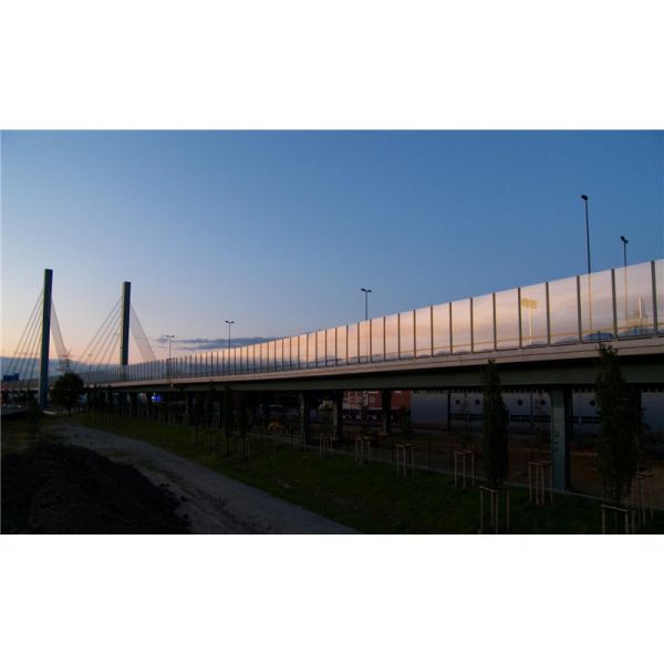 Highway Airport Clear Anti UV Cast Acrylic Sheet Soundproof 20mm
