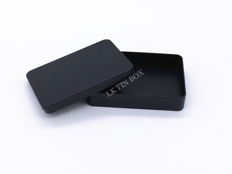 Premium Large Rectangular Metal Tin Box With Double sides Print With Flush Lid