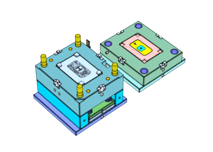 Обложка телефона раковины (1*1)/2-плиты отливают в форму/холодный бегун No.21869