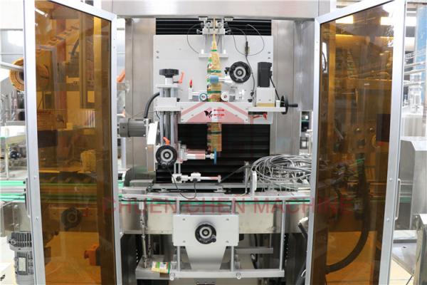 Mineral Bottled Water Production Line 160BPM Bottle Body Sleeve Labeling Shrinking