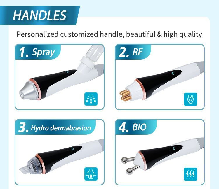 8 In 1 Hydro Oxygen Machine For Salon Facial Skin Care Treatment
