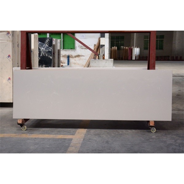 High Hardness Kitchen Island White Artificial Carrara Quartz Stone