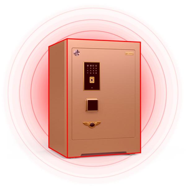 Banque de verrouillage d'empreintes digitales, coffre-fort commercial à l'épreuve du feu H680mm YB/ZY-60