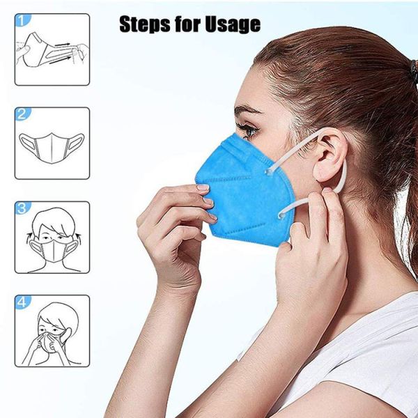 4 - Ply N95 Face Mask Disposable Safety N95 Dust Mask Elastic Ear - Loop