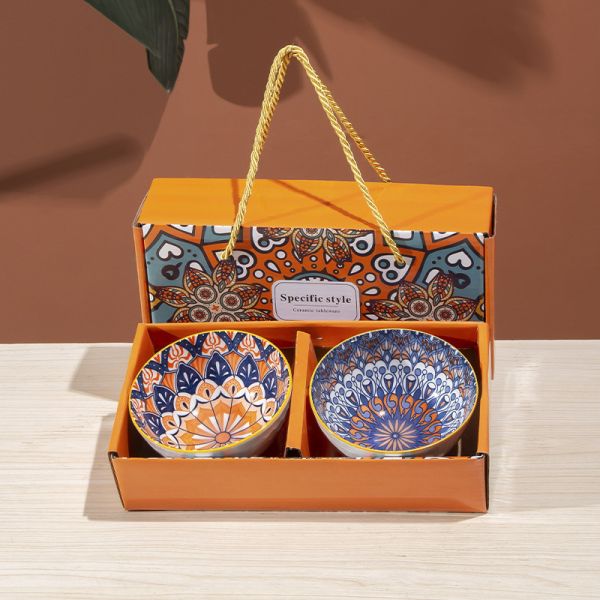 Dinnerware Set Ceramic Dinner Set Bohemian Bowl Plate Mug Stoneware Party Tableware