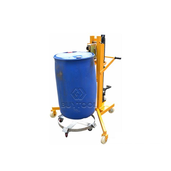 Manual Oil Drum Handling Equipments Stainless Steel Barrel Lifting Equipment Trolley