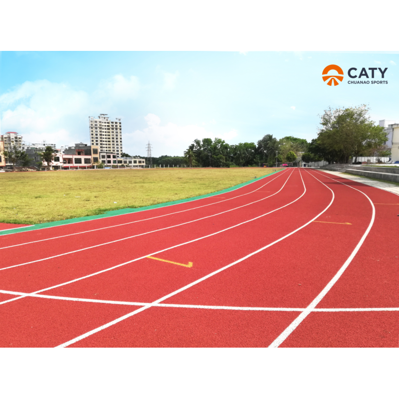 Elastic and Cost-Effective Eco-EPDM Rubber Granules for Pathways and Track Base Construction