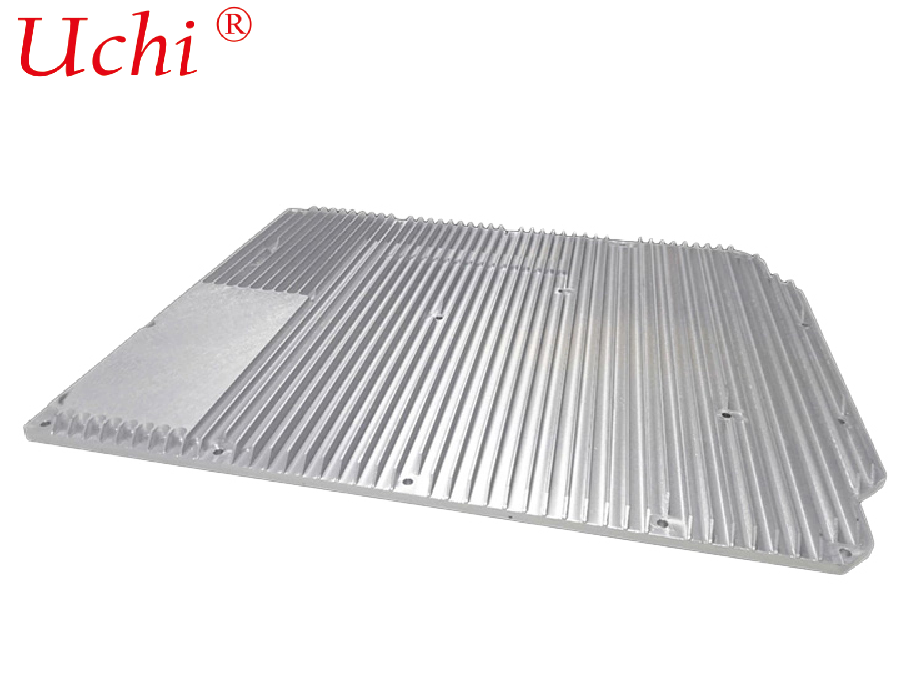 Aluminum Plate Heat Sink Extrusion 2 Heat Pipe Friction Welding for Optical Module