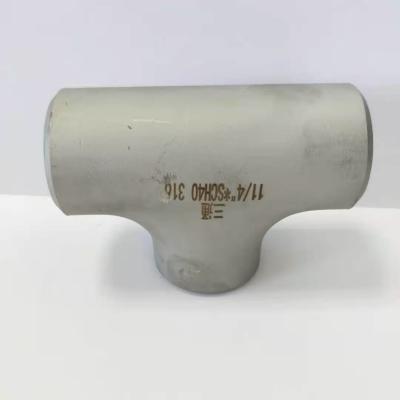 316 DN1200 T sem emenda de aço inoxidável do encaixe de tubulação do igual SCH80S