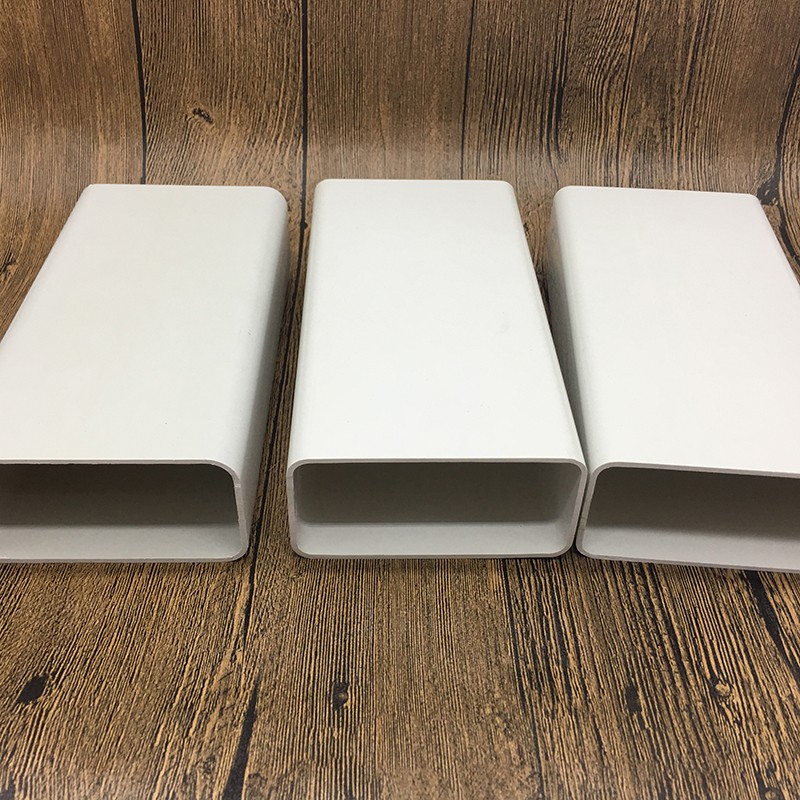 Белая ПВХ гидропоническая система НФТ для массового производства квадратной трубы или 100 * 50 мм круглой трубы