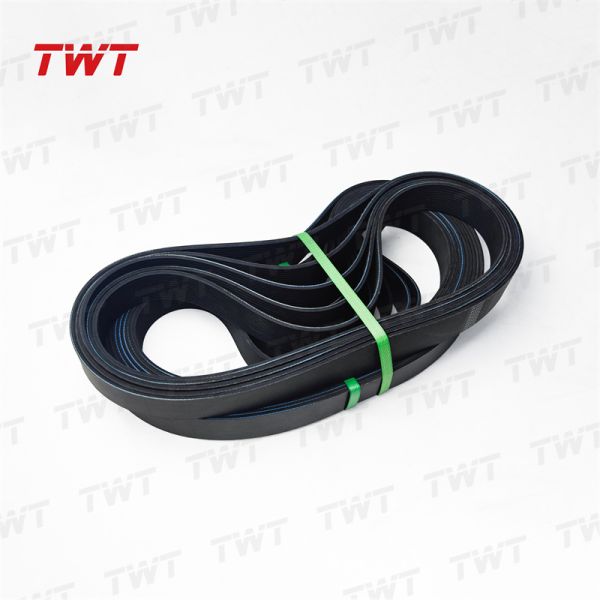 Twt 10007-53213 12PK1189 Sinotruk Dump Truck Engine Rubber Ribbed V Belt 1000753213 12PK1189 for Shacman Delong Truck