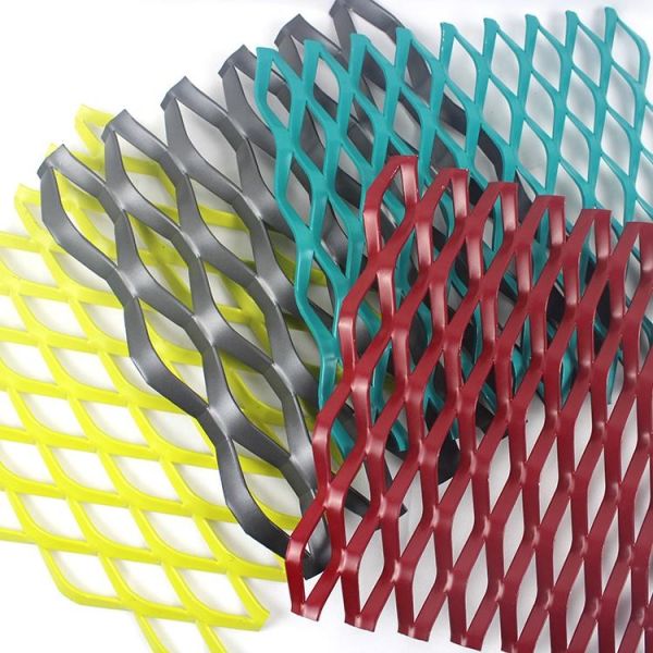 High Security Aluminium Diamond Perforated Expanded Aluminium Mesh