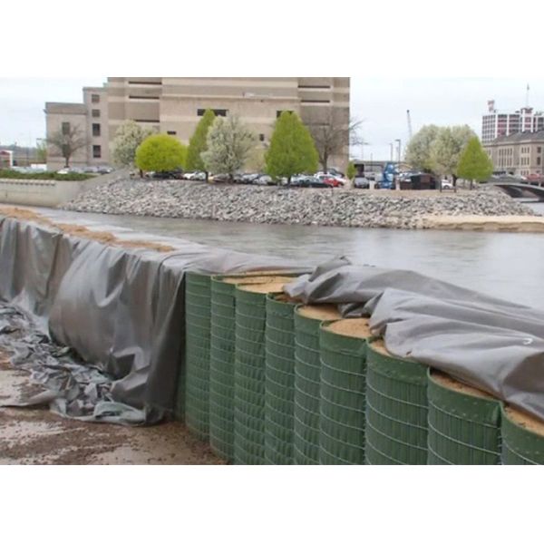 Retaining Wall Protection Galvanized 5.0mm Wire Mesh Standard Defensive Barriers In Israel